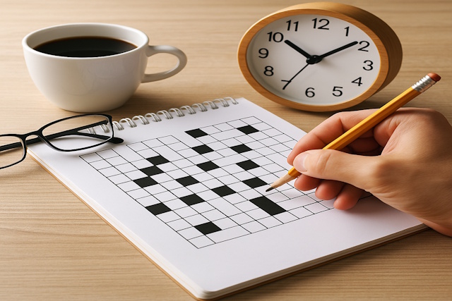 What's the best time of day to tackle a crossword?